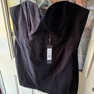 BCBG Black Velvet Dress